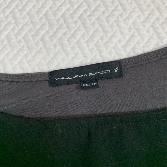 william Rast Black/Grey Long Sleeve Tunic T-shirt Top XS - Picture 6 of 8